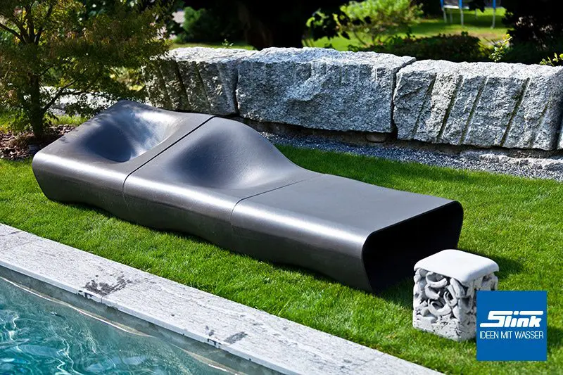 Dune Gartenlounge Gruppe Gartenmöbel Design Gartentisch Gartensessel betonoptik Eternit Swisspearl Loungesessel Garten Outdoor-Möbel