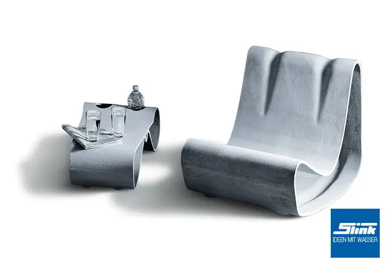 Willy Guhl Strandsessel Gartensessel Lounge Gartentisch Eternit Swisspearl Gartenmöbel Design