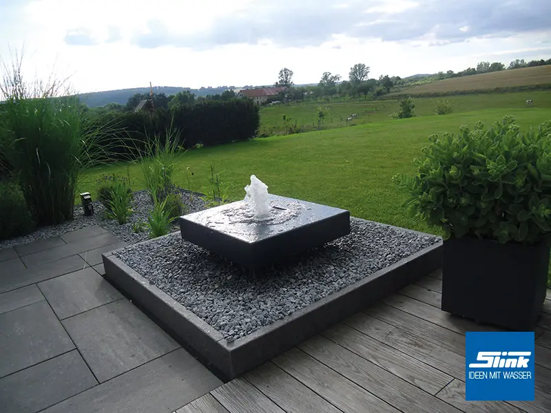 Aluminium-Gartenbrunnen Alumento 60