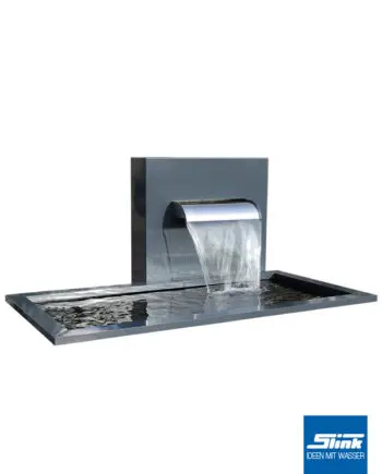 Garten-Wasserfall Gartenbrunnen Wasserfall im Garten Slink Design asserlauf