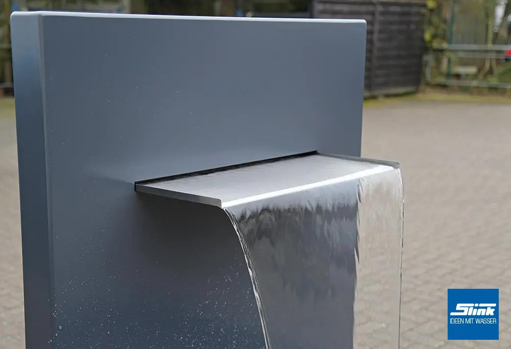 Wasserfall selber bauen, Garten-Wasserfall, Wasserfall-Schütte, Wasserklinge, Kaskade