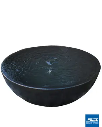 Wasserschale anthrazit, Betonrunnen. betonoptik, reduziertes Design, Gartendesign, Designerbrunnen, Wasserspiel, Sprudelschale Garten, schlichter Brunnen grau