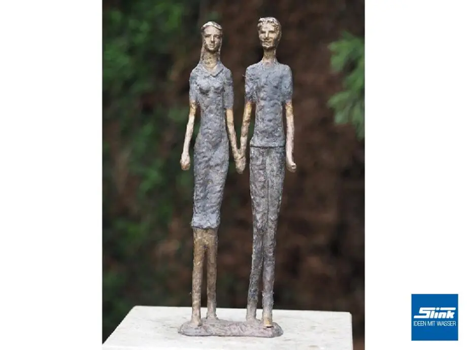 Bronzefigur Pärchen