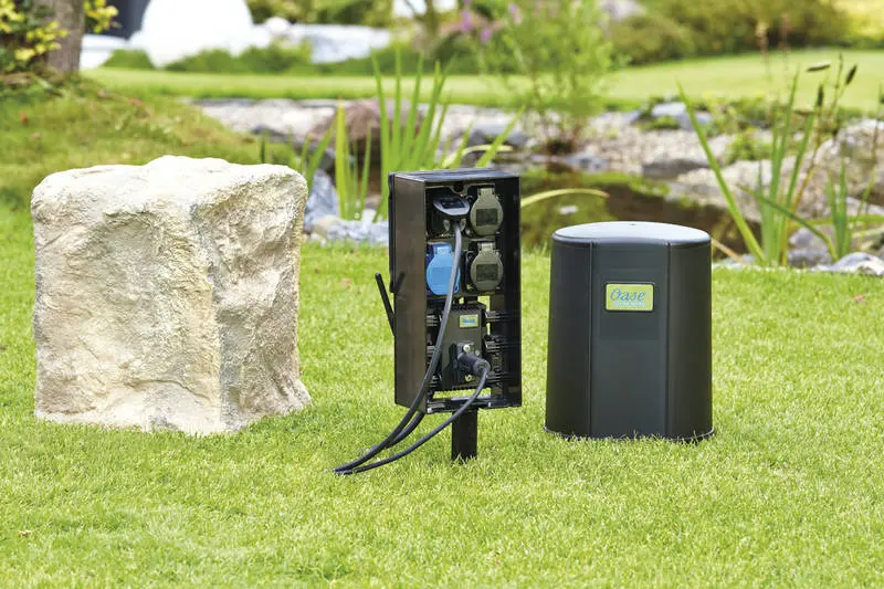 Gartensteckdose, Mehrfachstecker Garten, draussen, outdoor, Terrasse, Mehrfachstecker, smart home