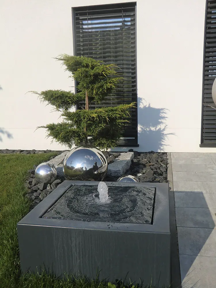 Wasserbrunnen Garten, Zierbrunnen. Balkonbrunnen, Terrassenbrunnen, indoor, Design