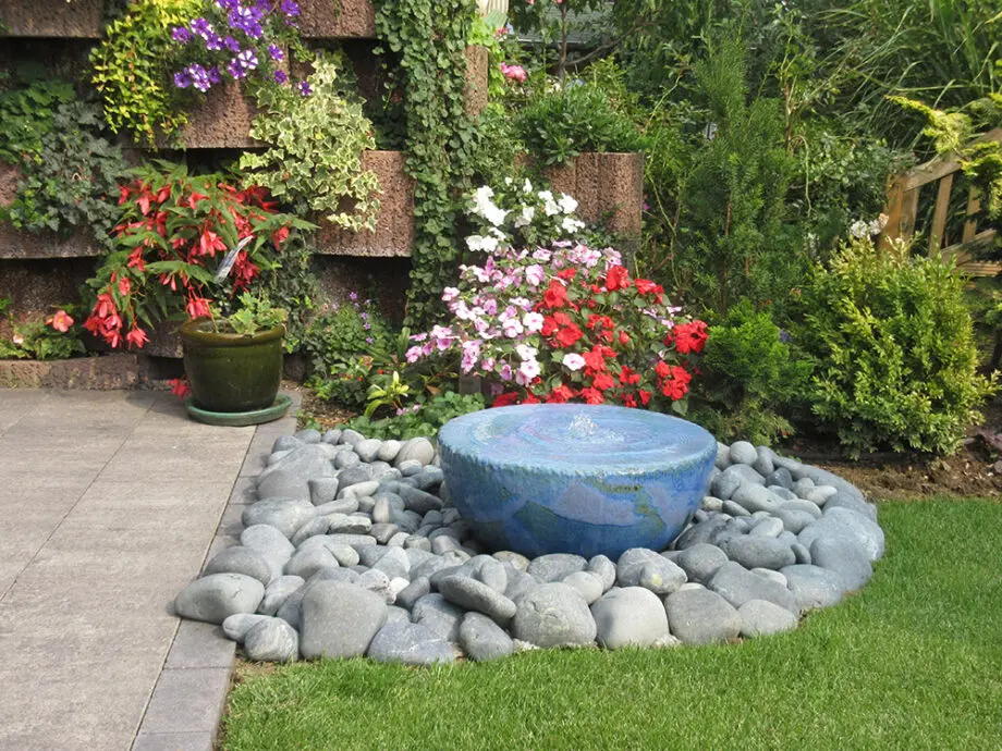 Keramikbrunnen, Garten Brunnen, Springbrunnen Kunst, Gartenkunst