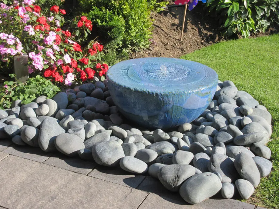 Keramikbrunnen, Garten Brunnen, Springbrunnen Kunst, Gartenkunst