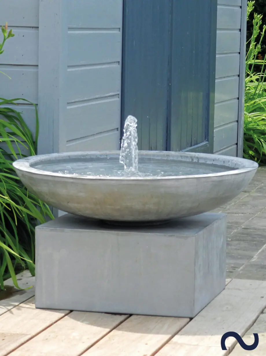 Slink Toulouse Zinkbrunnen Terrassenbrunnen Gartenbrunnen modern