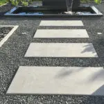 Designer-Springbrunnen. moderne Gartengestaltung, Gartenbrunnen, Alubrunnen, rechteckig, formal, architektur