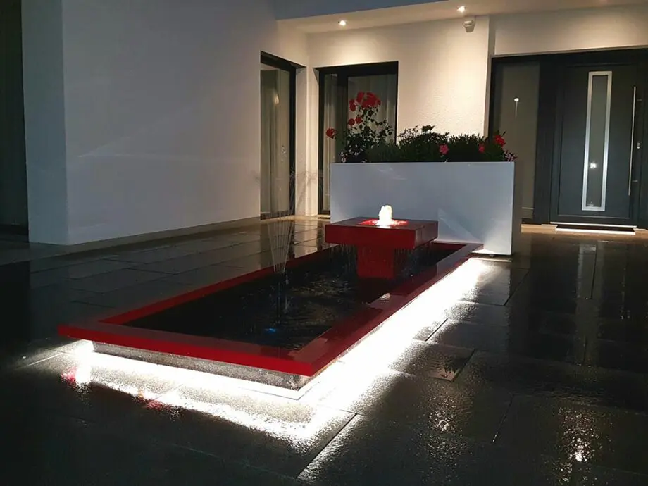 Wasserobjekt Formales Becken mit Alumento 60