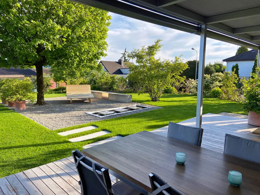 GFK-Rechteckbecken Wasserbecken Teichbecken Steinplatten Gartenbrunnen