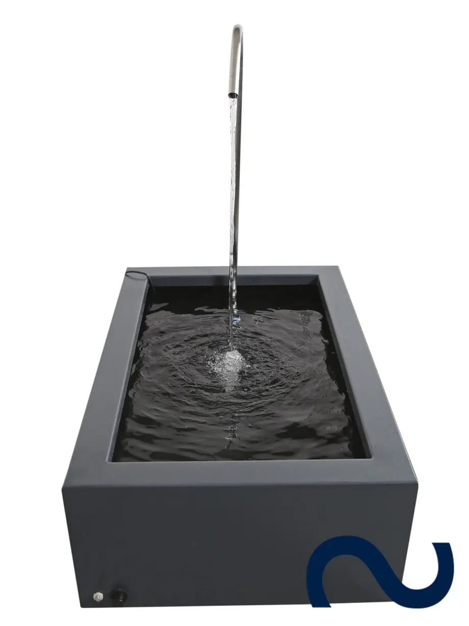 Gartenbrunnen, Hochteich, Edelstahl-Wasserfall, Garten-Wasserfall, outdoor, Garten Brunnen