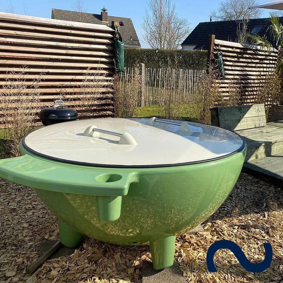 Dutchtub, Whirpool, holzbefeuert, outdoor-badewanne, ohne strom, flexibel, 4 Personen