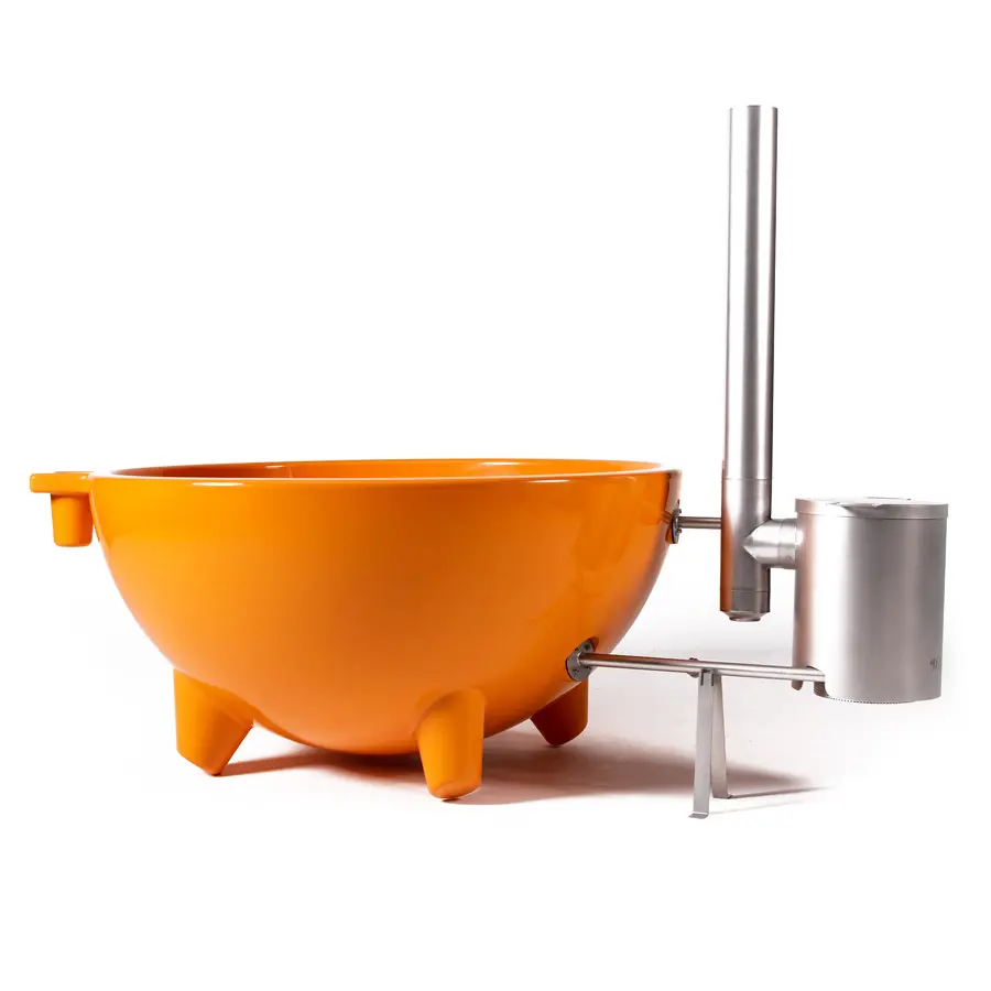 Dutchtub, Whirpool, holzbefeuert, outdoor-badewanne, ohne strom, flexibel, 4 Personen