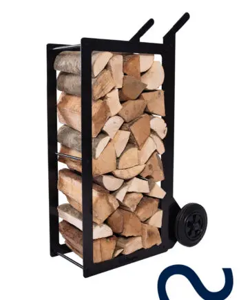 Sackkarre Holz, Holzregal outdoor, indoor, Brennholz, Design, modern, Idee