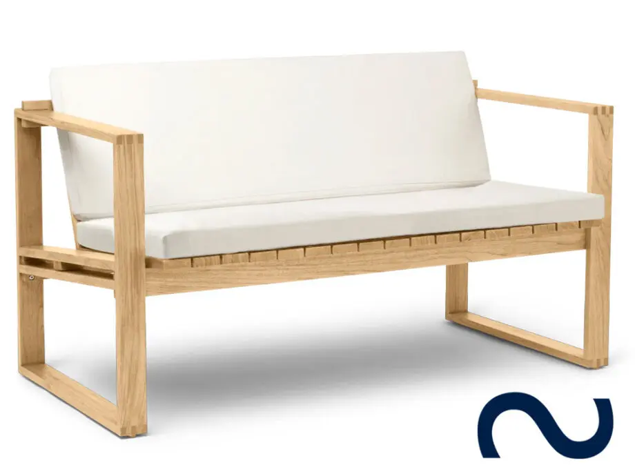 Bodil Kjaer, Danish Design, BK12, Gartenstuhl, Teak, 60er, Midcentury Modern, Designklassiker, Teak, Loungesofa, Gartensofa