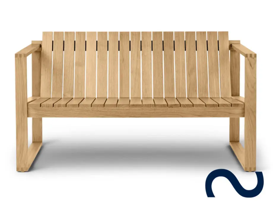 Bodil Kjaer, Danish Design, BK12, Gartenstuhl, Teak, 60er, Midcentury Modern, Designklassiker, Teak, Loungesofa, Gartensofa