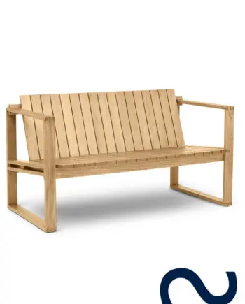 Bodil Kjaer, Danish Design, BK12, Gartenstuhl, Teak, 60er, Midcentury Modern, Designklassiker, Teak, Loungesofa, Gartensofa