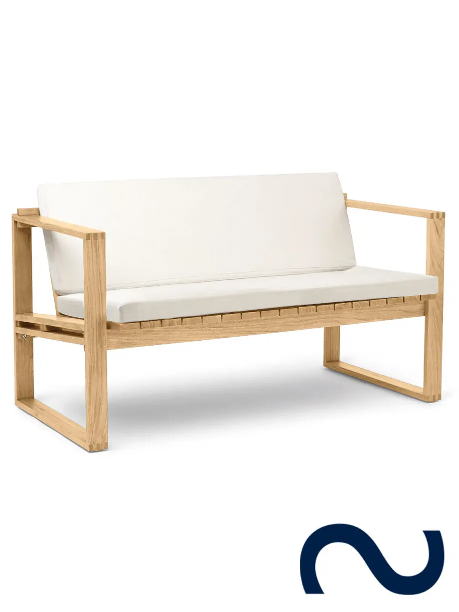 Bodil Kjaer, Danish Design, BK12, Gartenstuhl, Teak, 60er, Midcentury Modern, Designklassiker, Teak, Loungesofa, Gartensofa