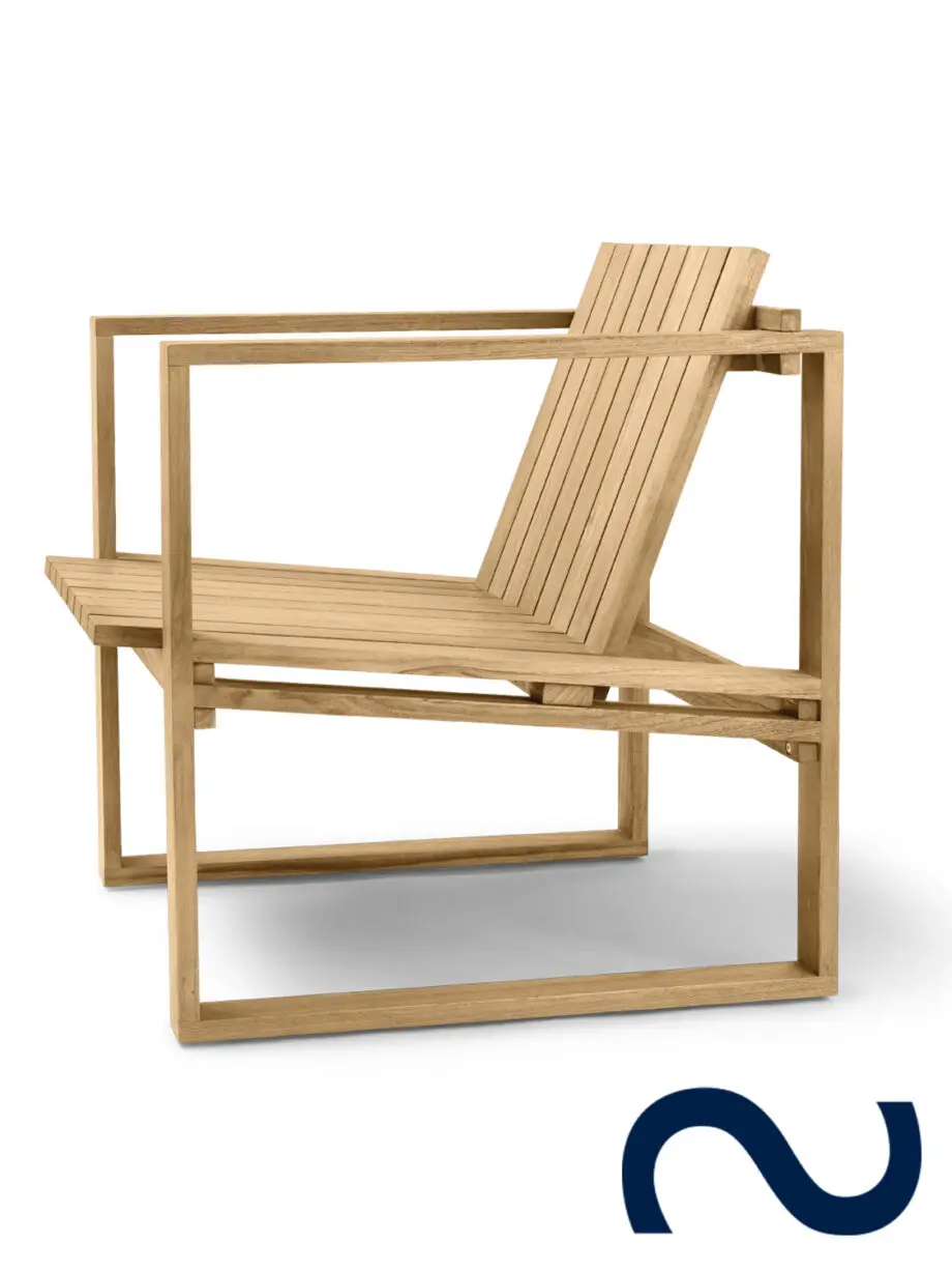 Bodil Kjaer, Danish Design, BK11, Gartenstuhl, Teak, 60er, Midcentury Modern, Designklassiker, Teak, Loungesessel