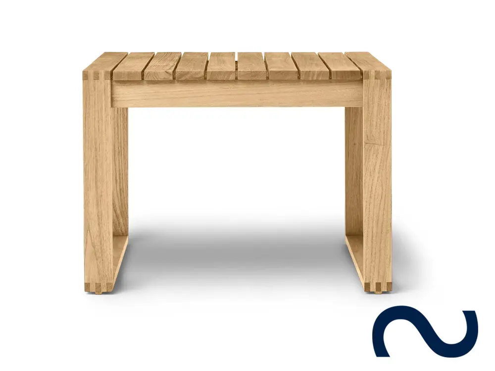 Bodil Kjaer, Danish Design, BK16, Gartenstuhl, Teak, 60er, Midcentury Modern, Designklassiker, Teak, Sonnenliege, Tisch, Side Table, Beistelltisch