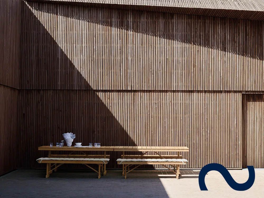 Børge Mogensen, BM1771, BM1871, Teakholz, Gartentisch, Gartenbank, Carl Hansen & Søn Teak, Danish Design, Designklassiker, Gartenmöbel, Designmöbel