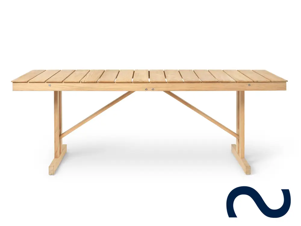 Børge Mogensen, BM1771, BM1871, Teakholz, Gartentisch, Gartenbank, Carl Hansen & Søn Teak, Danish Design, Designklassiker, Gartenmöbel, Designmöbel