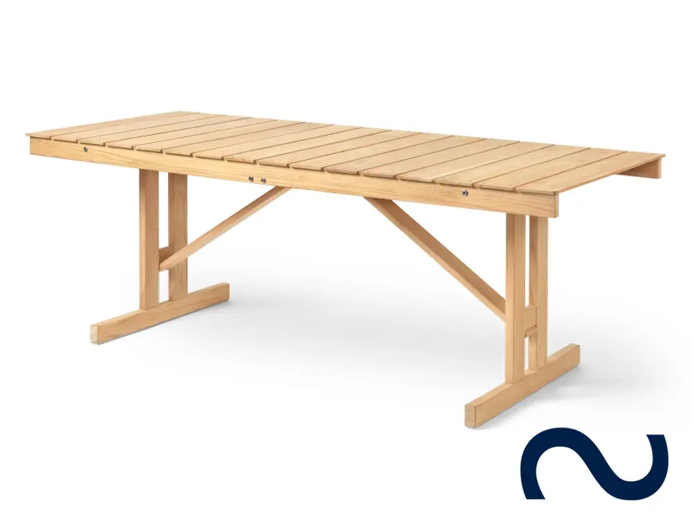 Børge Mogensen, BM1771, BM1871, Teakholz, Gartentisch, Gartenbank, Carl Hansen & Søn Teak, Danish Design, Designklassiker, Gartenmöbel, Designmöbel