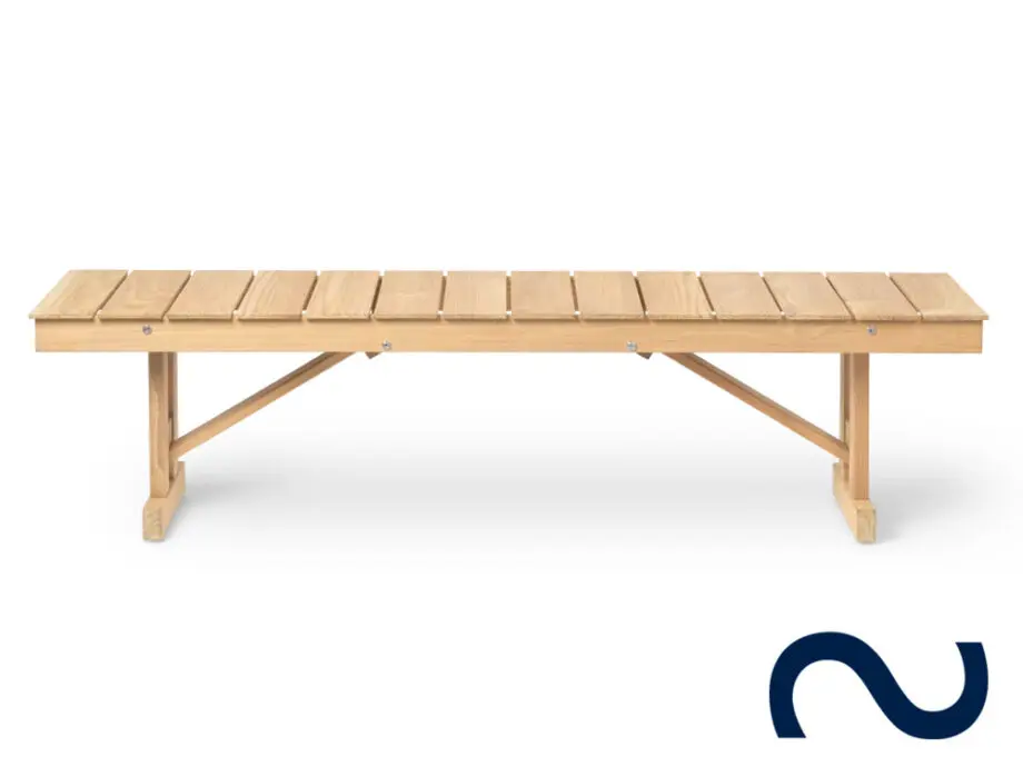 Børge Mogensen, BM1771, BM1871, Teakholz, Gartentisch, Gartenbank, Carl Hansen & Søn Teak, Danish Design, Designklassiker, Gartenmöbel, Designmöbel