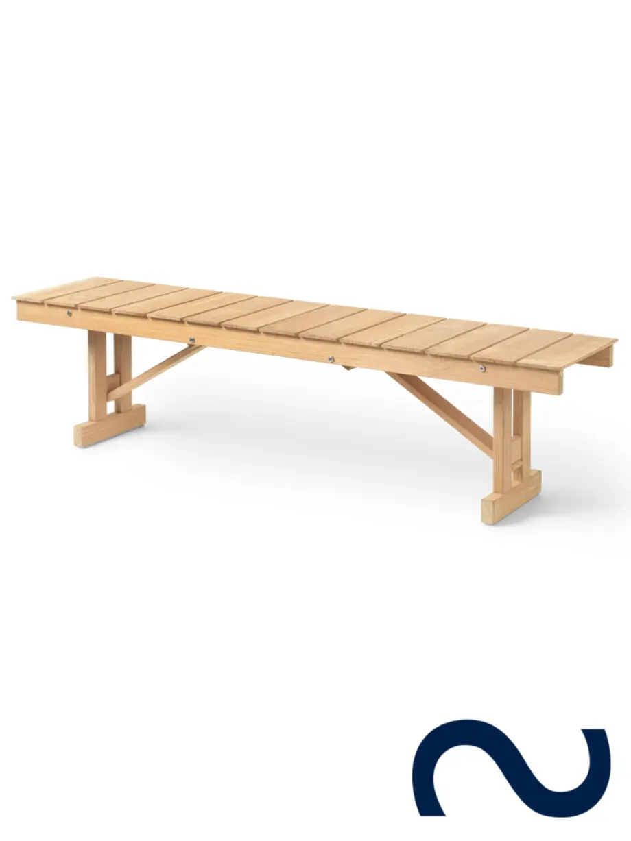 Børge Mogensen, BM1771, BM1871, Teakholz, Gartentisch, Gartenbank, Carl Hansen & Søn Teak, Danish Design, Designklassiker, Gartenmöbel, Designmöbel