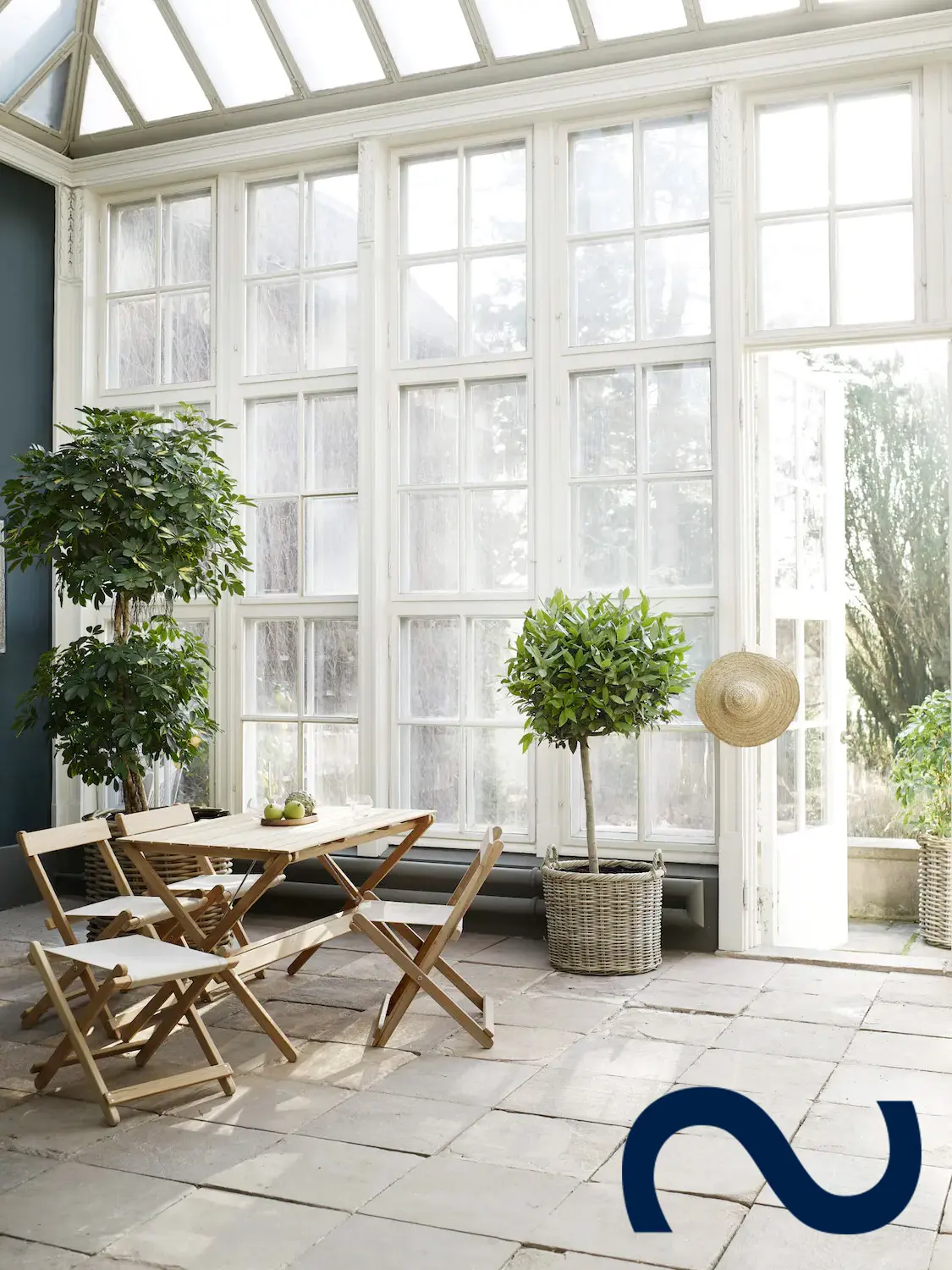 Børge Mogensen, BM5768, Teakholz, Gartentisch, Gartenbank, Carl Hansen & Søn Teak, Danish Design, Designklassiker, Gartenmöbel, Designmöbel, Gartenhocker, Stool, Deck Stool