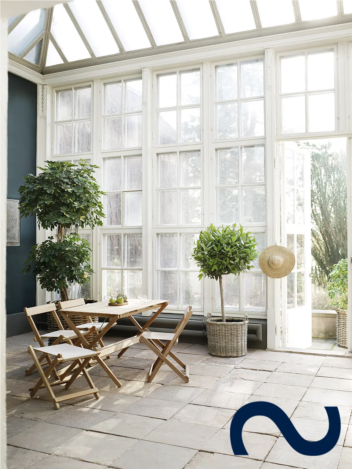 Børge Mogensen, BM3670, Teakholz, Gartentisch, Gartenbank, Carl Hansen & Søn Teak, Danish Design, Designklassiker, Gartenmöbel, Designmöbel, Garten-Esstisch, Dining Table, Klapptisch, Gartentisch