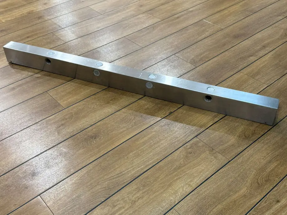 Edelstahl-Wasserfall mit 150 cm Breite zum selbst bauen