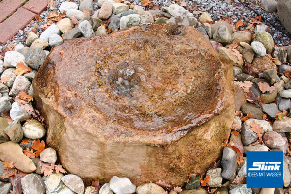 Gartenbrunnen Steinbrunnen Stein-Springbrunnen Wasserspiel Steinoptik Leichtbau