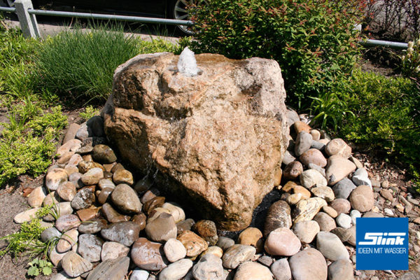 Gartenbrunnen Steinbrunnen Stein-Springbrunnen Wasserspiel Steinoptik Leichtbau