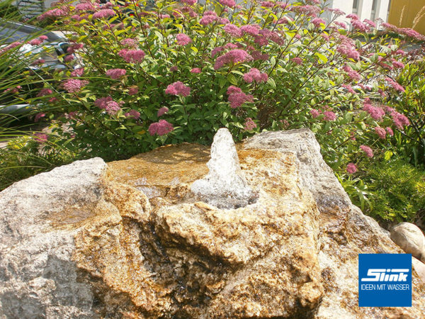 Gartenbrunnen Steinbrunnen Stein-Springbrunnen Wasserspiel Steinoptik Leichtbau