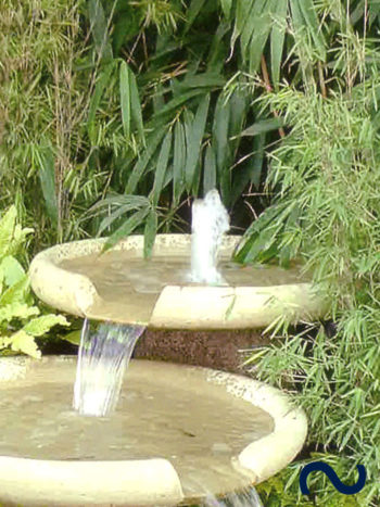 Bachlauf modern Schale Wasserschale Slink Ideen mit Wasser Gartenteich