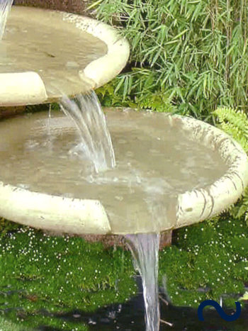 Bachlauf modern Schale Wasserschale Slink Ideen mit Wasser Gartenteich