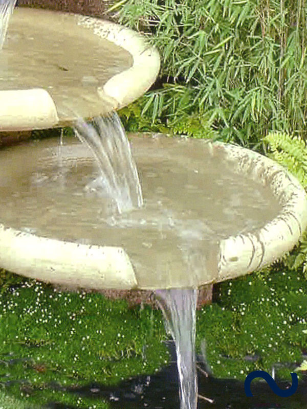 Bachlauf modern Schale Wasserschale Slink Ideen mit Wasser Gartenteich