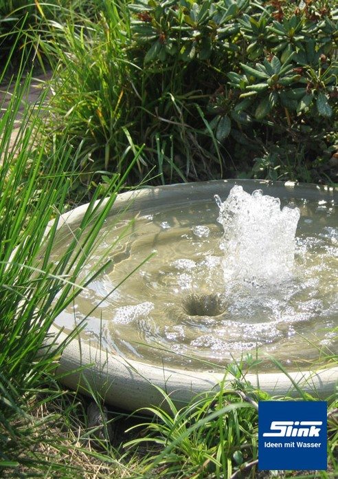 Springbrunnen Fontanenschale Solo Slink Ideen Mit Wasser