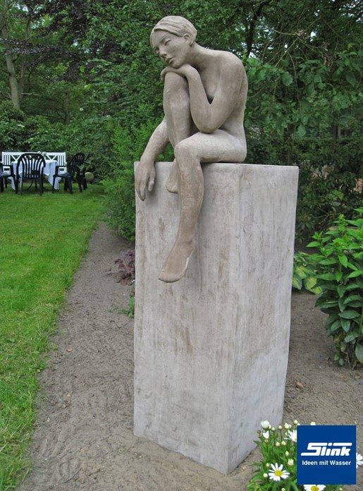 Skulptur Theresa Terracotta Aus Impruneta Ton Slink Ideen Mit Wasser