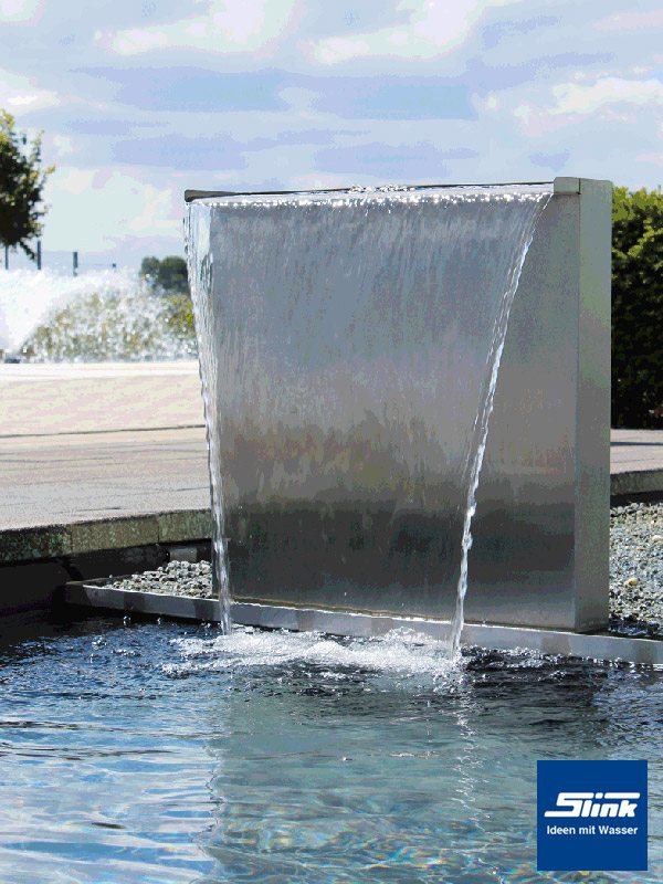 Wasserfall Stele Edelstahl 60 Solo Slink Ideen Mit Wasser