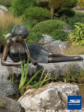 Figur aus Bronze für den Garten