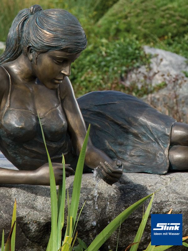 Figur aus Bronze für den Garten