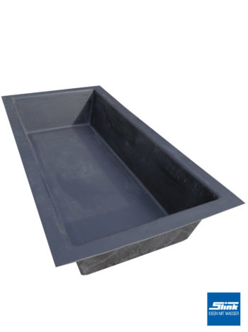 GFKTeichbecken Wasserbecken rechteckig 200 x 100 x 35 cm 550 Liter