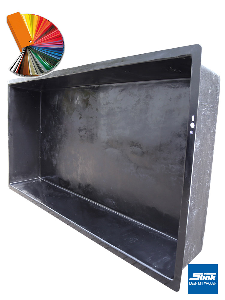 GFKTeichbecken Wasserbecken rechteckig 300 x 150 x 45 cm 1500 Liter