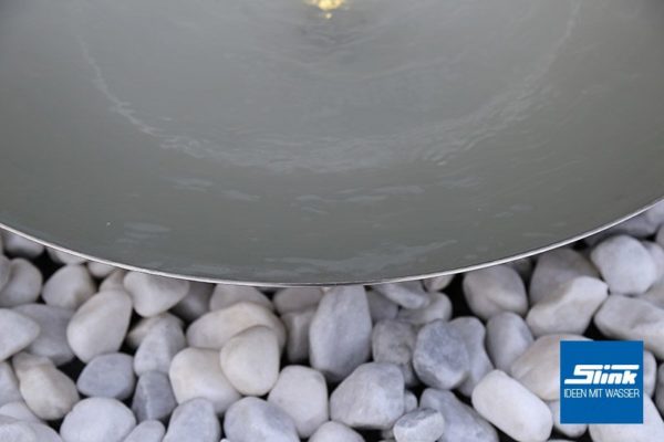 Edelstahl-Wasserschale Gartenbrunnen Schale aus Edelstahl Edelsthlbrunnen Zen-Schale japanischer Brunnen V2A