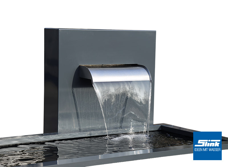 Gfk wasserbecken mit wasserfall im garten anlegen – sarakane.info