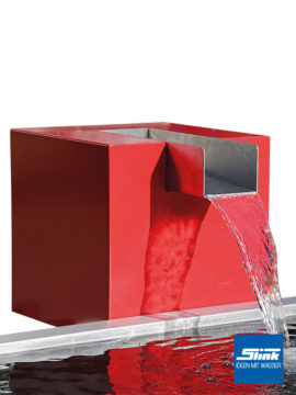 Garten-Wasserfall Aluminium-Quader Kjaer