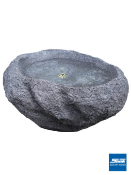 Steinoptik-Wasserschale Pierre